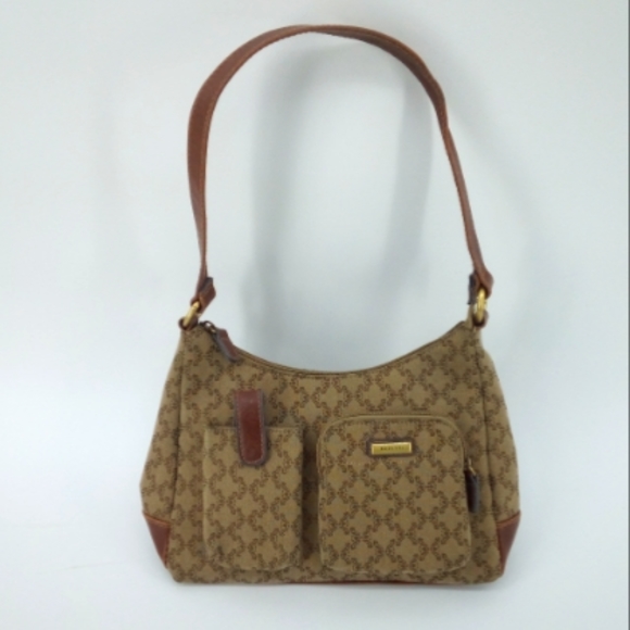 Rosetti Set Vegan Cotton Blend Brown Tan Bundle Shoulder Small Bags Y2K 2000's - Picture 5 of 16